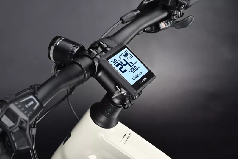 Haibike Trekking 3 Mid 500Wh Electric Bike in Warm Grey Black Gloss-4