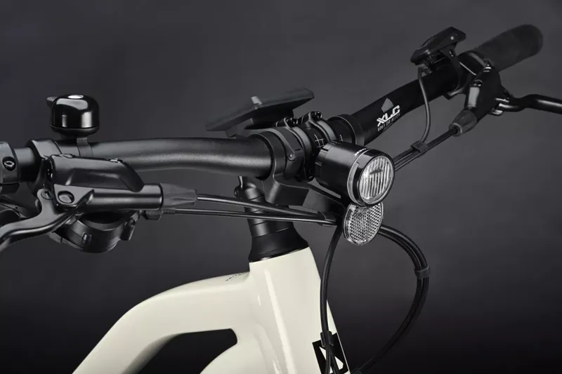 Haibike Trekking 3 Mid 500Wh Electric Bike in Warm Grey Black Gloss-1