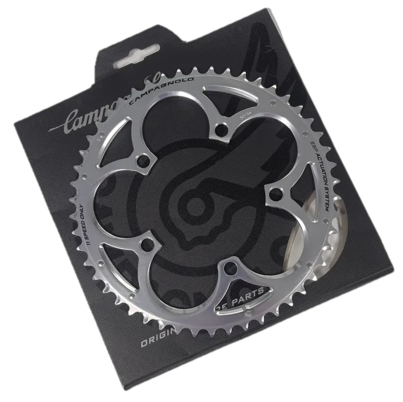 Campagnolo Spares Chainring Fc-At050 - 50 X 34T - 11 Speed: Black 11Spd 50+34T