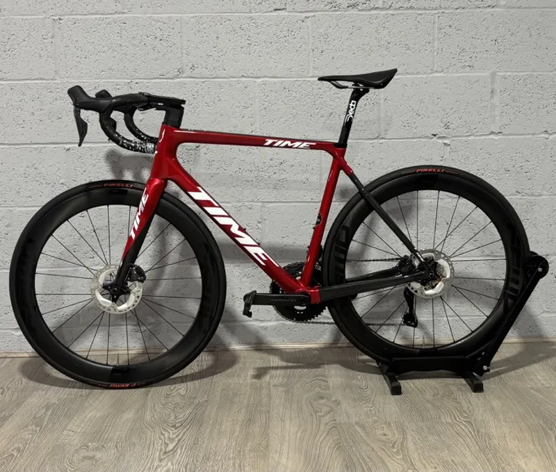 Time ALPE D'HUEZ DISC Custom Build Chroma Red Medium-2