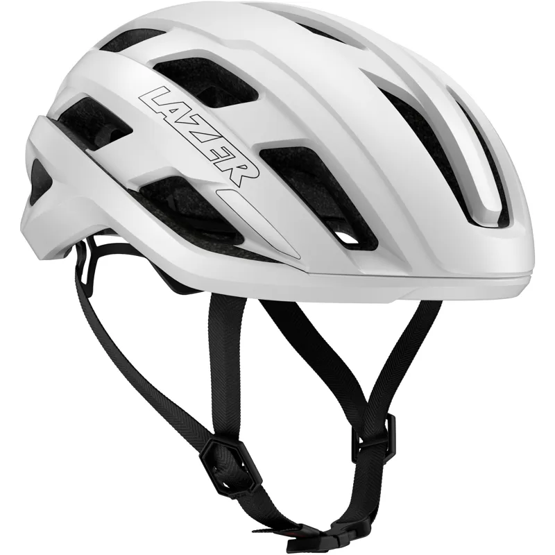 Lazer Strada KinetiCore Helmet in Full White