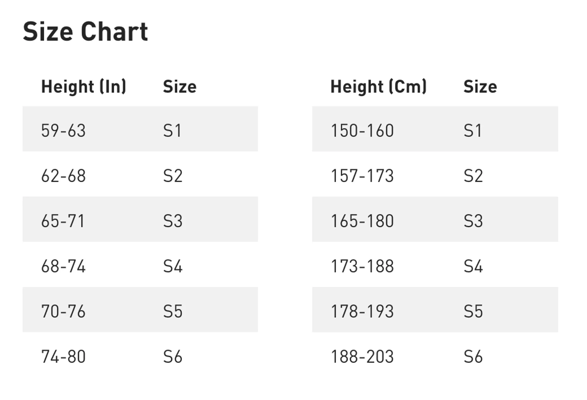 Specialized Levo 4 Size Guide