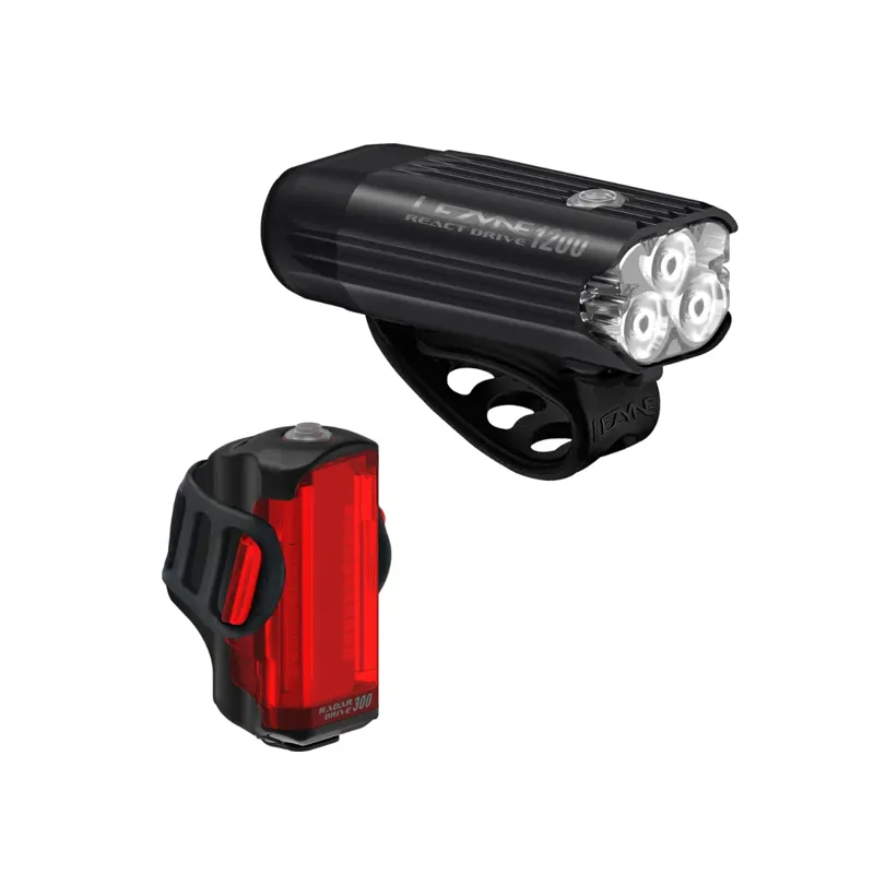 Lezyne - Radar React System Light Set in Black