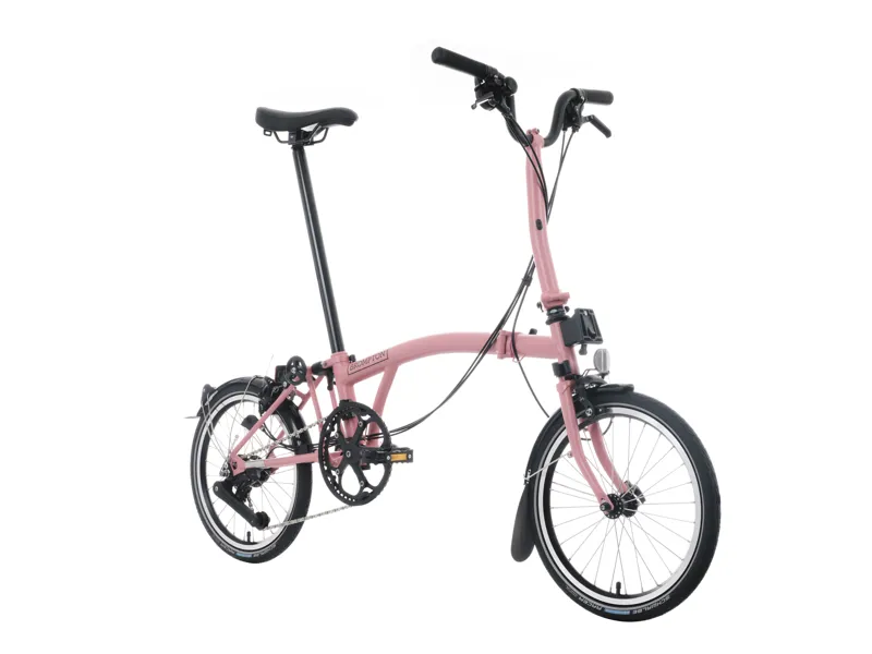 Brompton C-Line 12-Speed Flamingo Pink-3