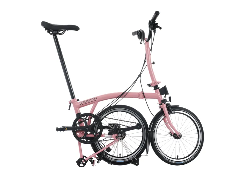 Brompton C-Line 12-Speed Flamingo Pink-2