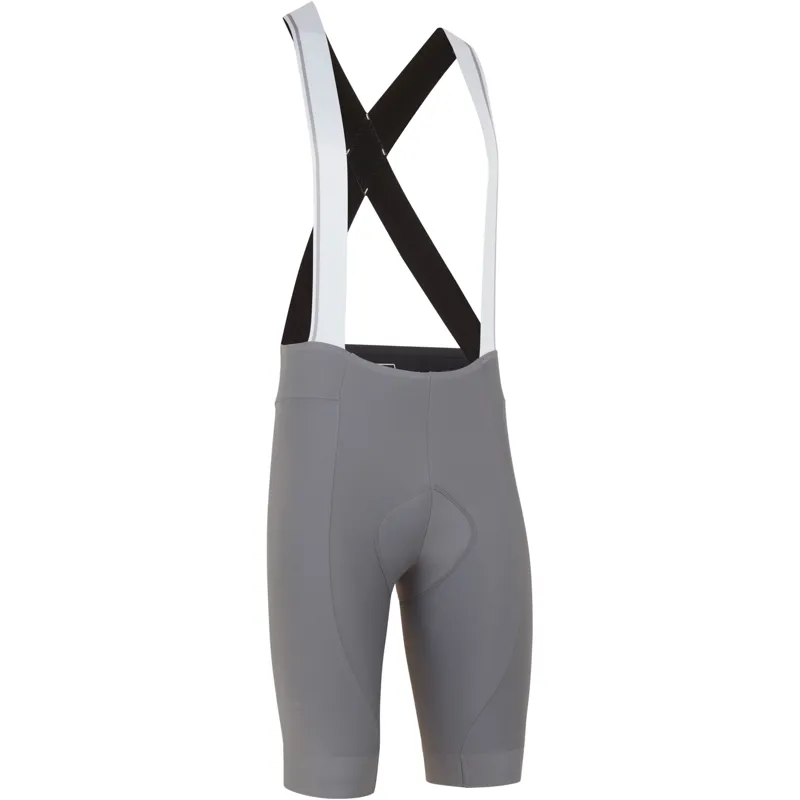 Madison Flux EIT Pad Lycra Bib Short - Men's in Steel Grey-1