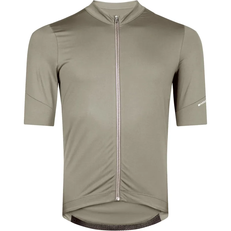 Madison Flux Mens Short Sleeve Jersey in Magnesium Grey-1