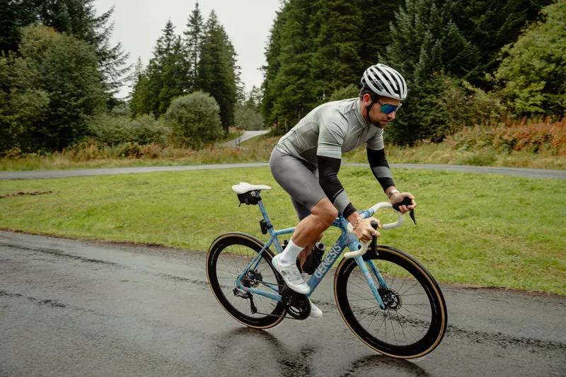 Madison Flux Mens Short Sleeve Jersey in Magnesium Grey-2