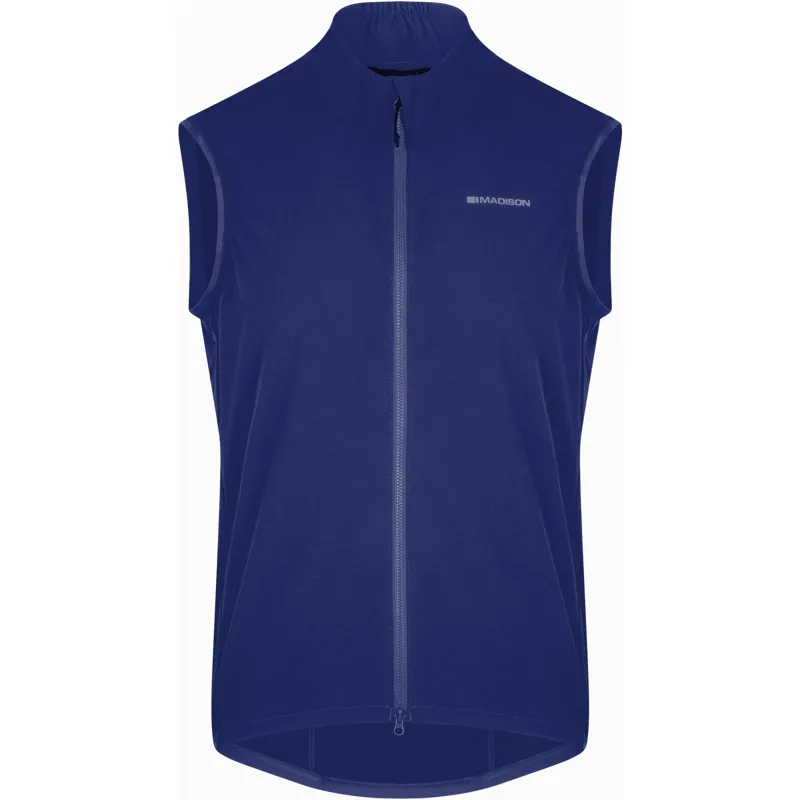 Madison Freewheel Windproof Packable Gilet Mens in Ink Navy