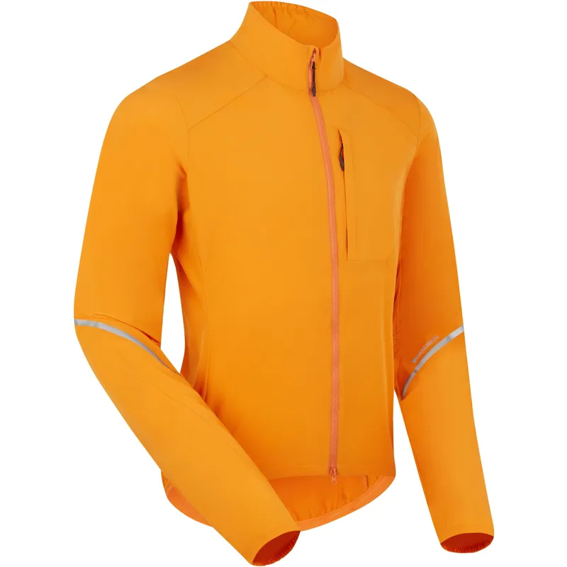 Madison Freewheel Windproof Packable Jacket Men's in Mango Orange