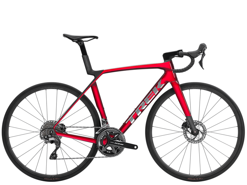 Trek Madone SL 5 Gen 8 Road Bike in Gloss Fury Red/Matte Deep Smoke