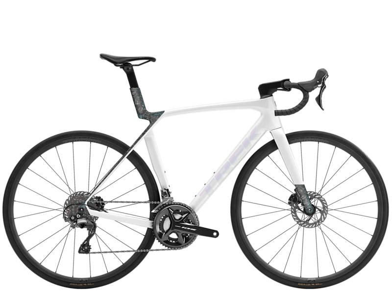 Trek Madone SL 5 Gen 8 Road Bike in Gloss Crystal White/Matte Deep Smoke