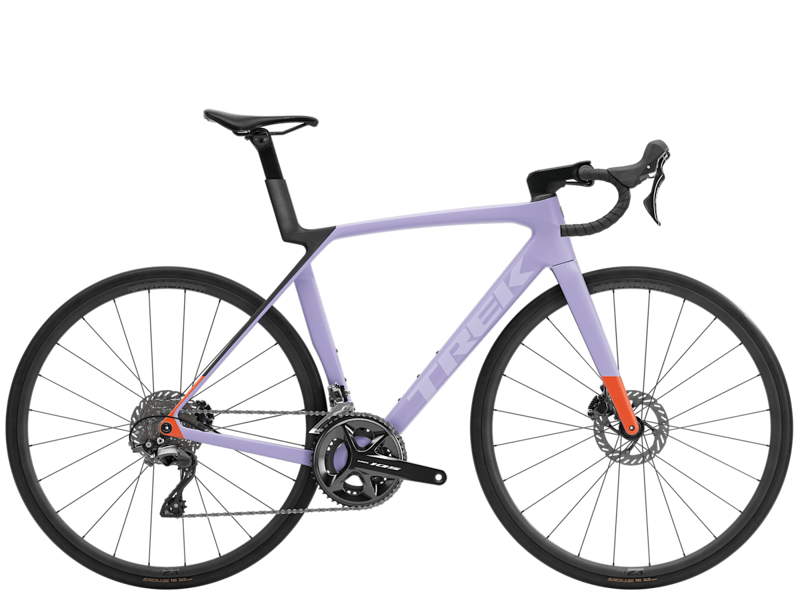 Trek Madone SL 5 Gen 8 Road Bike in Matte Lavender Haze/Deep Smoke