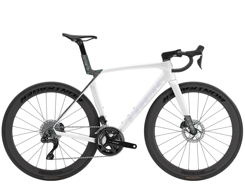 Trek Madone SL 6 Gen 8 Road Bike in Gloss Crystal White/Matte Deep Smoke