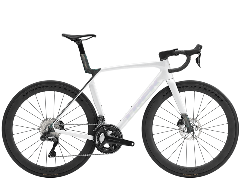 Trek Madone SL 7 Gen 8 Road Bike in Gloss Crystal White/Matte Deep Smoke
