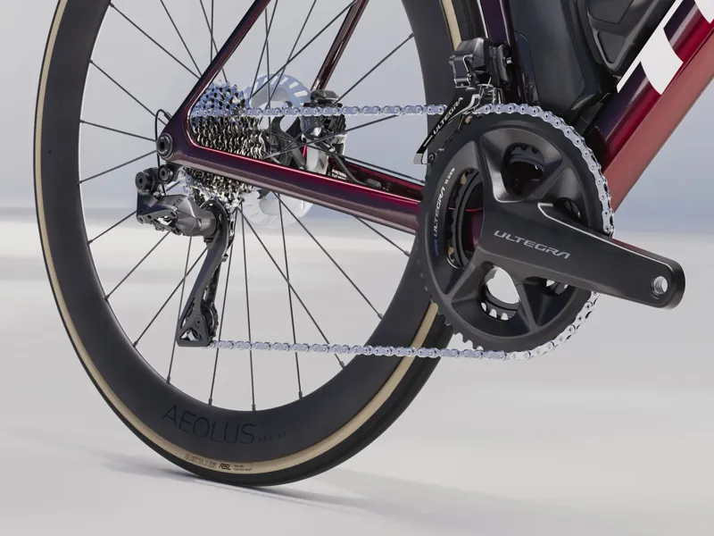 Trek Madone SLR 7 Gen 8 Road Race Bike In Carbon Red Smoke-5