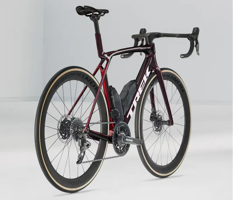 Trek Madone SLR 7 AXS Gen 8 Road Race Bike In Carbon Red Smoke-1