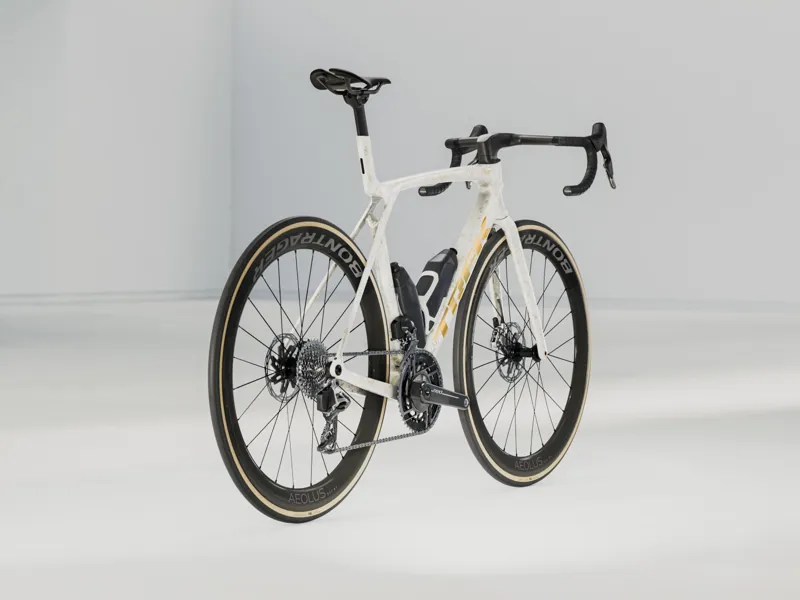 Trek Madone SLR 9 AXS Gen 8 Road Bike In White-1