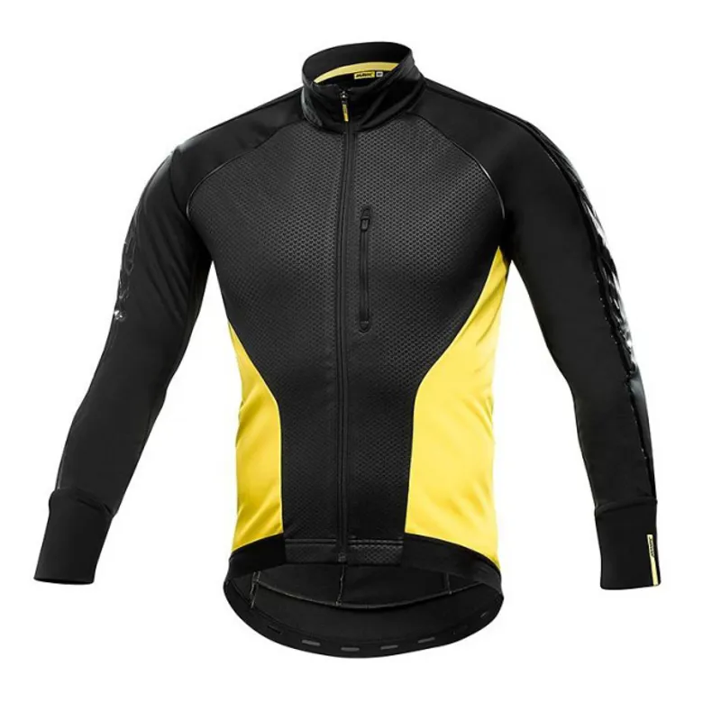 Mavic Cosmic Elite Thermal Jacket Black/Yellow Medium