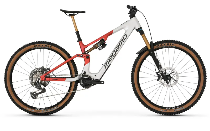 Megamo Reason AL 03 E-MTB in RAW White/Red