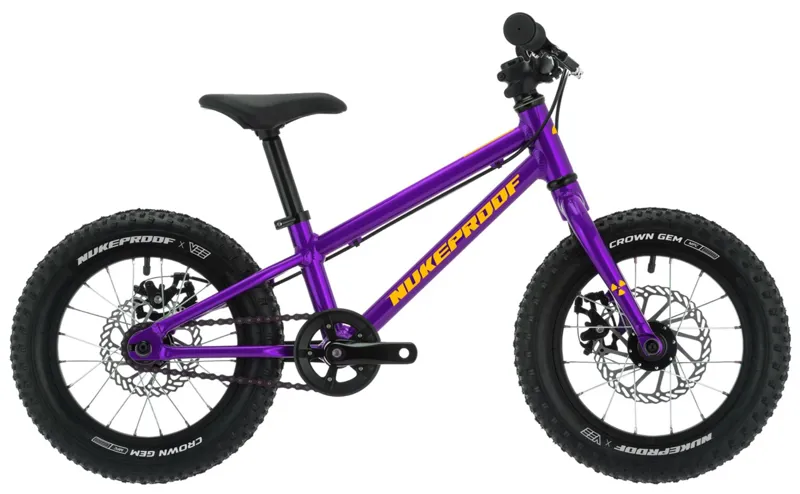 Nukeproof Tracker 14 Inch Wheeled Kids Bike in Purple
