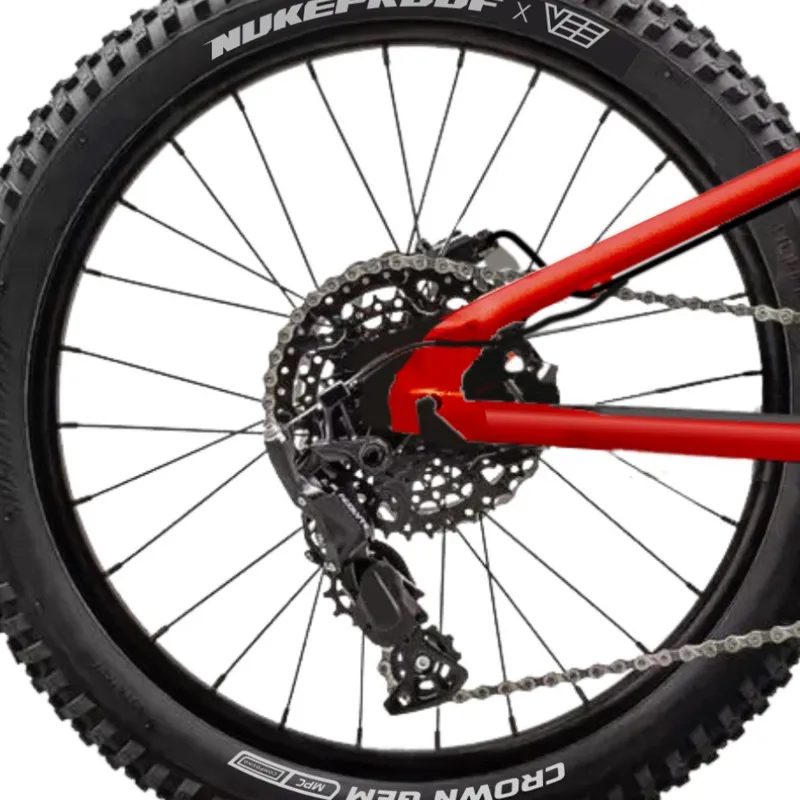 Nukeproof Tracker 20 inch wheeled Kids Bike in Red-2