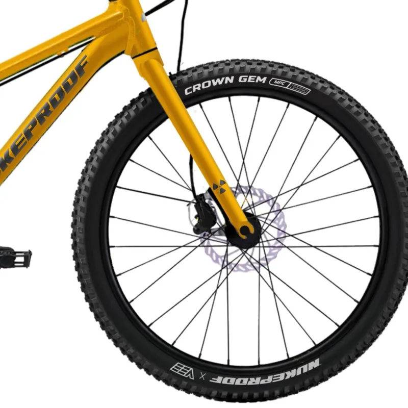 Nukeproof Tracker 24 inch wheeled Kids Bike in Yellow-1