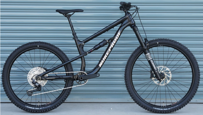 Nukeproof Tracker FS 297 Sport Deore 1x12 Full Suspension Bike in Black