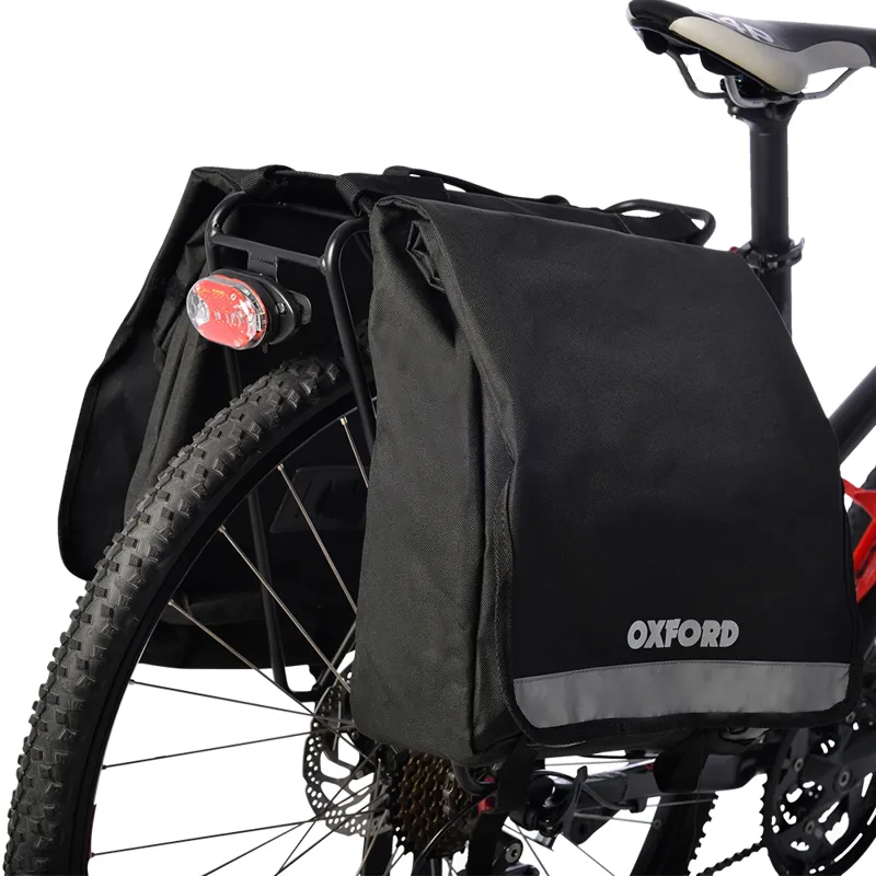 Oxford C20 Double Pannier Bags  Black-1