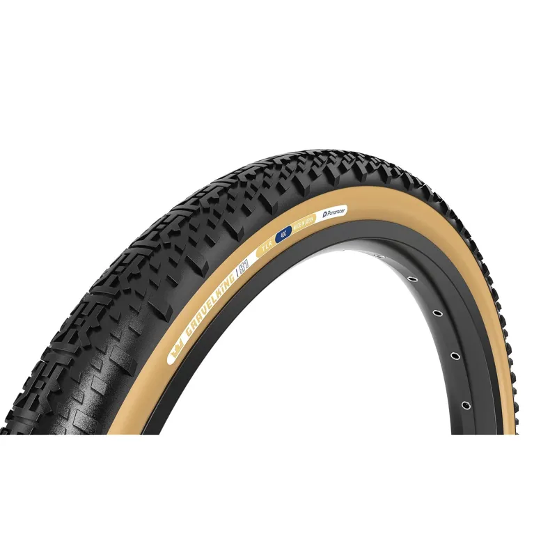Panaracer Gravelking X1 Tlr Gravel Tyre In Black/Brown