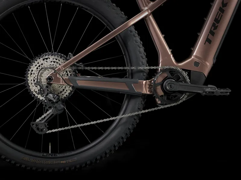 Trek Powerfly+ 8 Gen 5 E-Mountain Bike In Satin Lunar Silver/Bronze Age-4