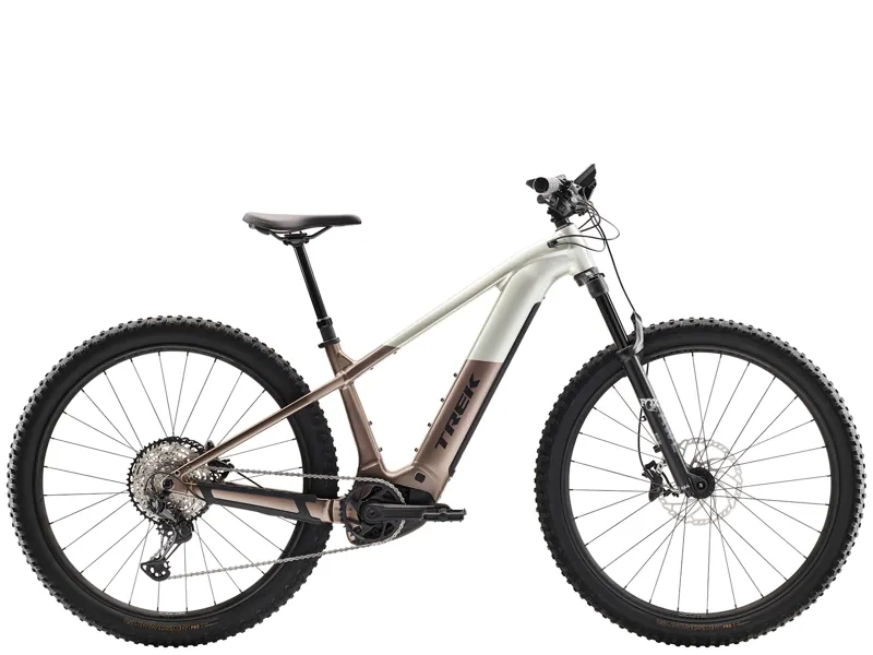 Trek Powerfly+ 8 Gen 5 E-Mountain Bike In Satin Lunar Silver/Bronze Age