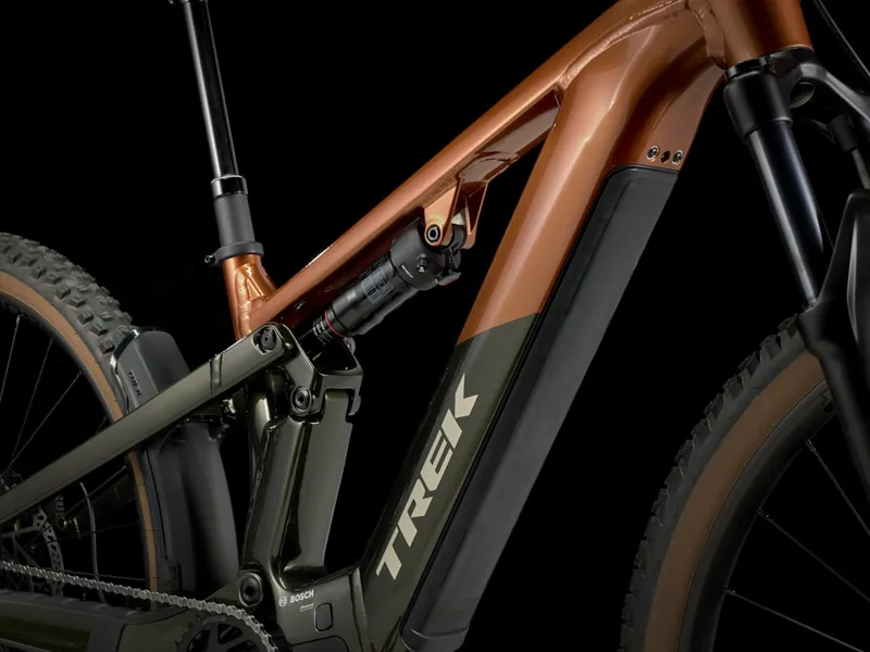 Trek Powerfly FS+ 4 Gen 4 E-Mountain Bike In Pennyflake/Black Olive-4