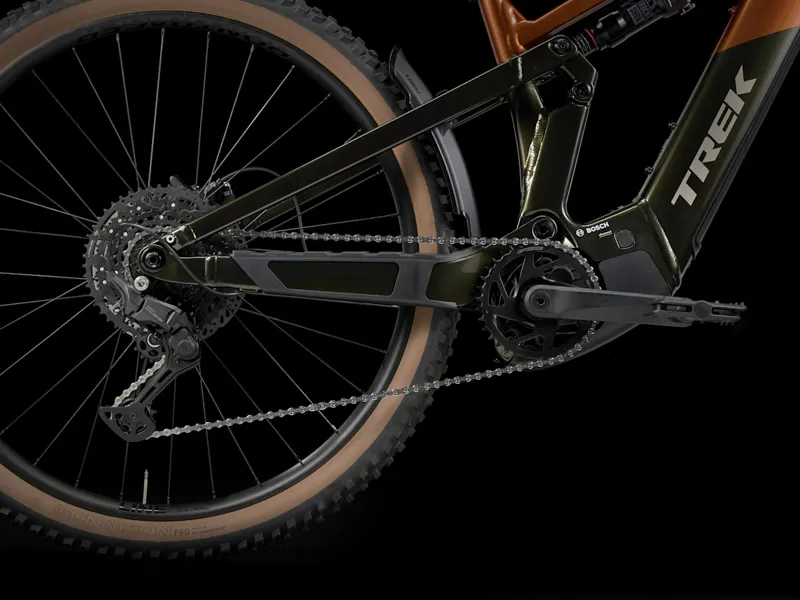 Trek Powerfly FS+ 4 Gen 4 E-Mountain Bike In Pennyflake/Black Olive-5