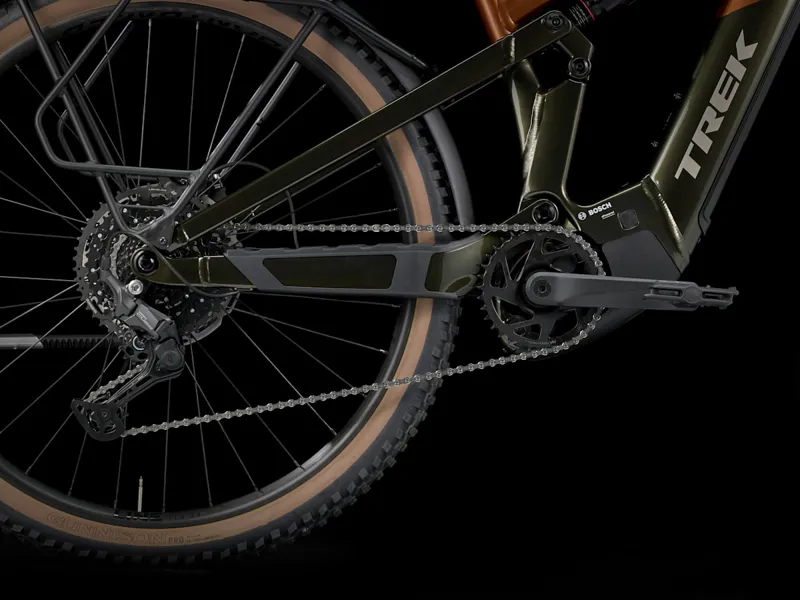 Trek Powerfly FS+ 4 Equipped Gen 4 E-Mountain Bike In Pennyflake/Black Olive-5