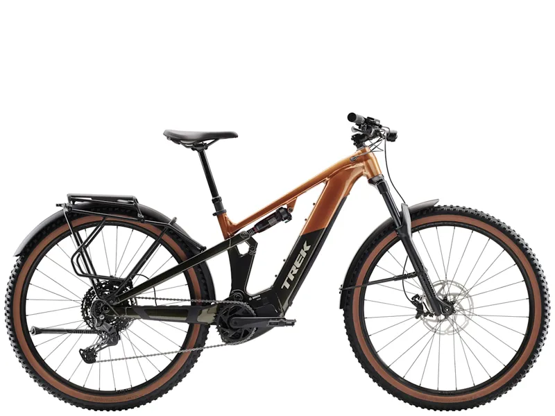 Trek Powerfly FS+ 4 Equipped Gen 4 E-Mountain Bike In Pennyflake/Black Olive