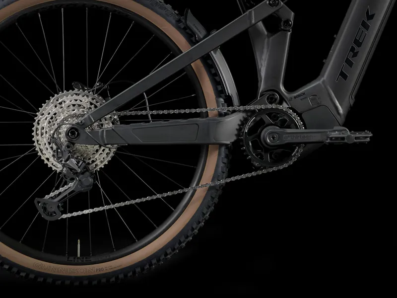 Trek Powerfly FS+ 6 Gen 4 E-Mountain Bike In Gloss Dark Star/Matte Dark Web-5