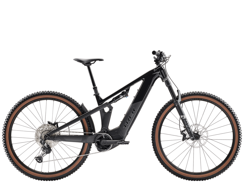 Trek Powerfly FS+ 6 Gen 4 E-Mountain Bike In Gloss Dark Star/Matte Dark Web