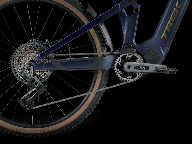 Trek Powerfly FS+ 8 Gen 4 E-Mountain Bike In Matte/Gloss Mulsanne Blue-5