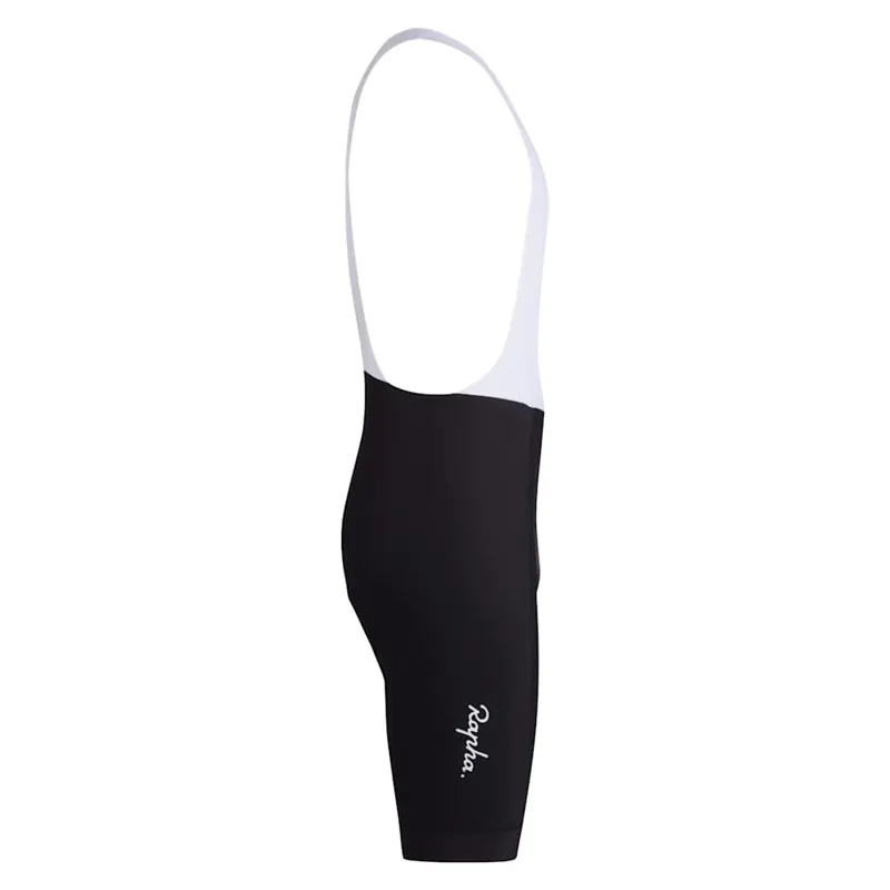 Rapha Core Mens Bib Short in Black with White Rapha-3