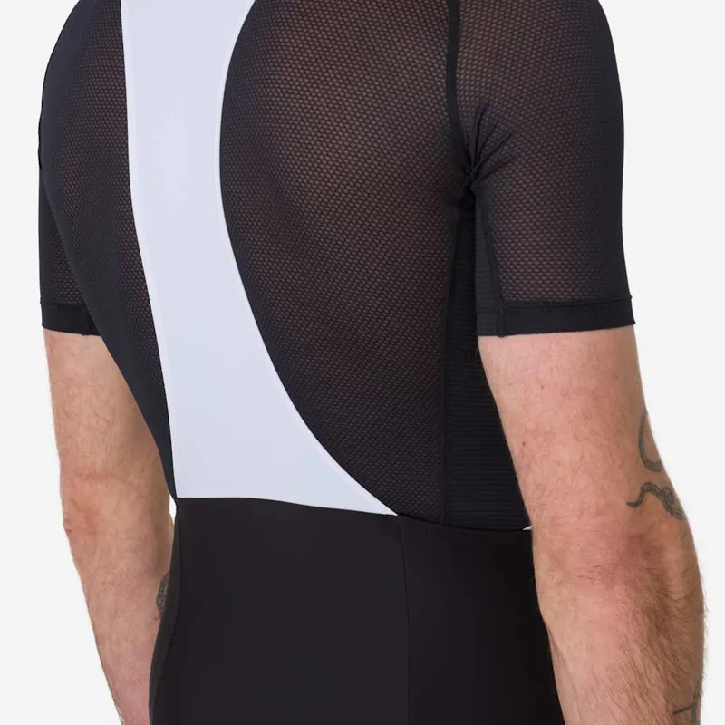 Rapha Core Mens Bib Short in Black with White Rapha-6