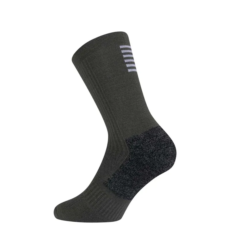 Rapha Pro Team Winter Socks Dark Green/White-1