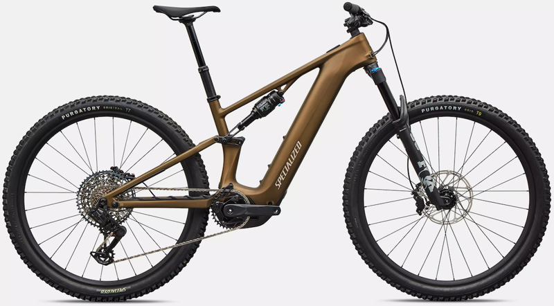 Specialized Turbo Levo R Comp E-MTB in Satin Burnt Gold Metallic