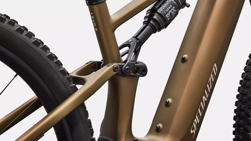 Specialized Turbo Levo R Comp E-MTB in Satin Burnt Gold Metallic-7