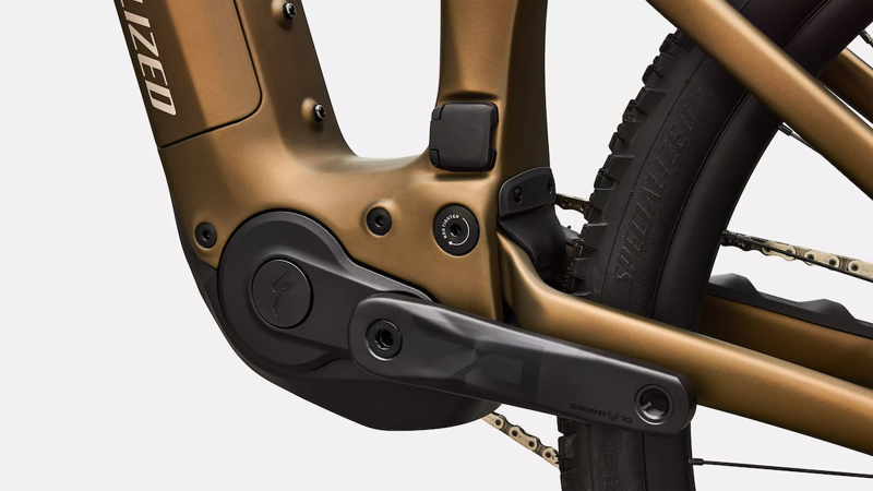 Specialized Turbo Levo R Comp E-MTB in Satin Burnt Gold Metallic-6