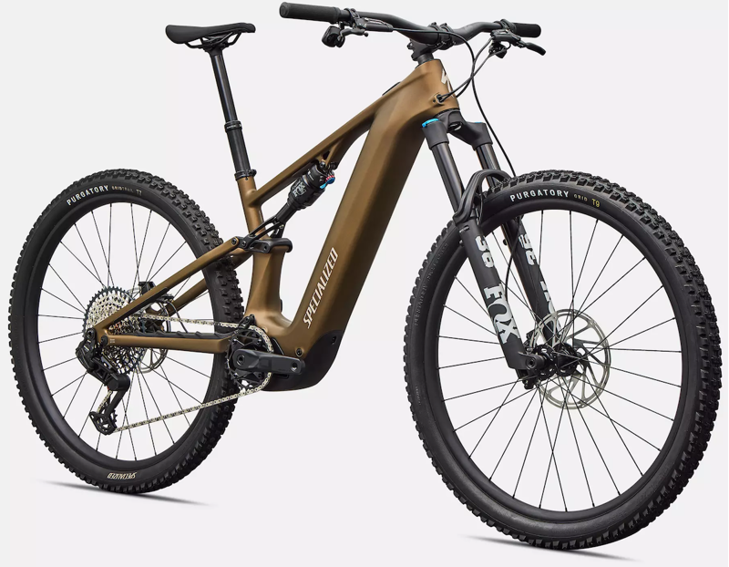Specialized Turbo Levo R Comp E-MTB in Satin Burnt Gold Metallic-1