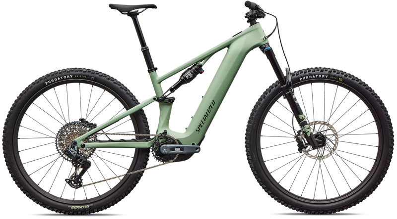 Specialized Turbo Levo R Expert E-MTB in Satin Pistachio