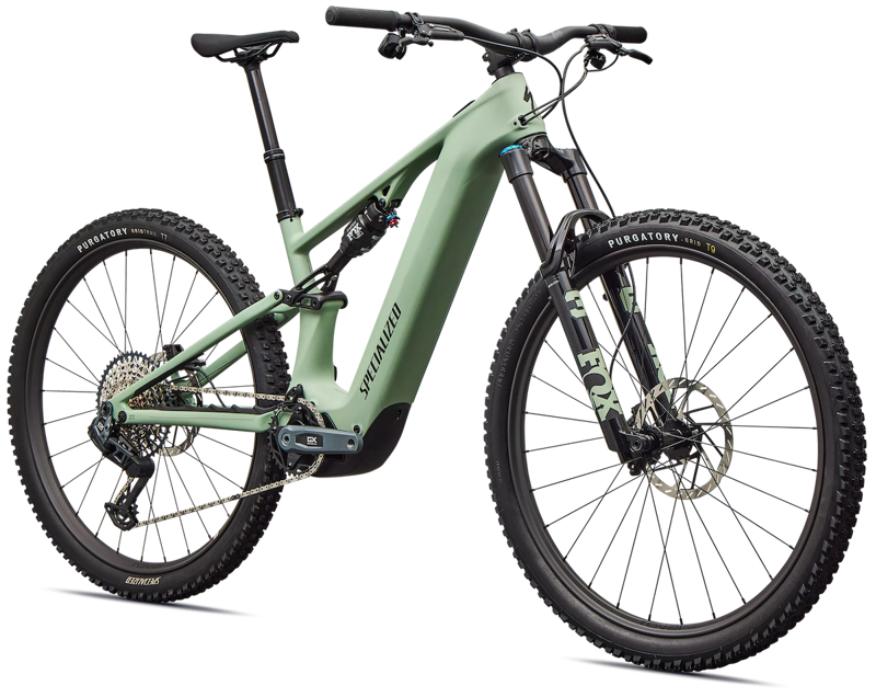 Specialized Turbo Levo R Expert E-MTB in Satin Pistachio-1
