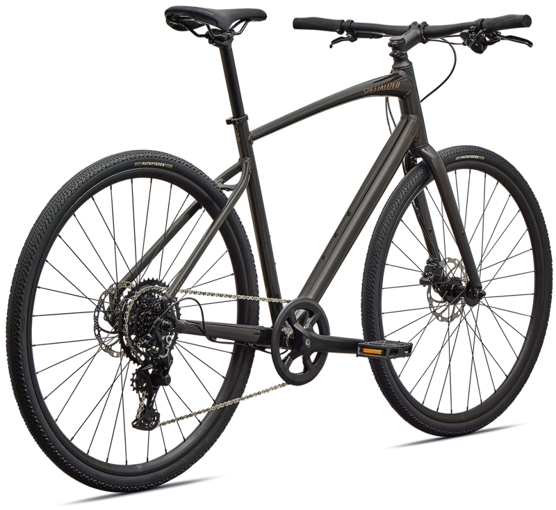 2027 Specialized Sirrus X 2. 0 Hybrid Bike in Gloss Metallic Obsidian-2