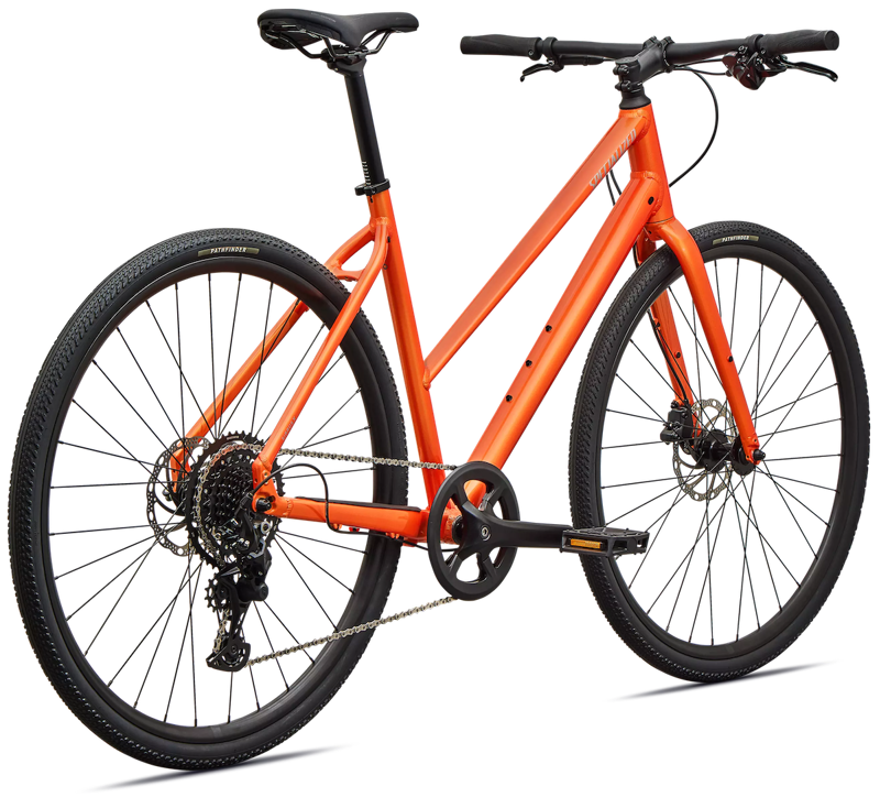 2027 Specialized Sirrus X 2.0 Step Through Hybrid Bike in Tangerine-2